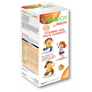 VITALOX JUNIOR VITAMINS & TRACE ELEMENTS FOR HEALTHY GROWTH & DEVELOPMENT 200 ML